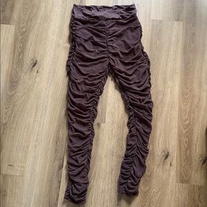 Brown legging pants